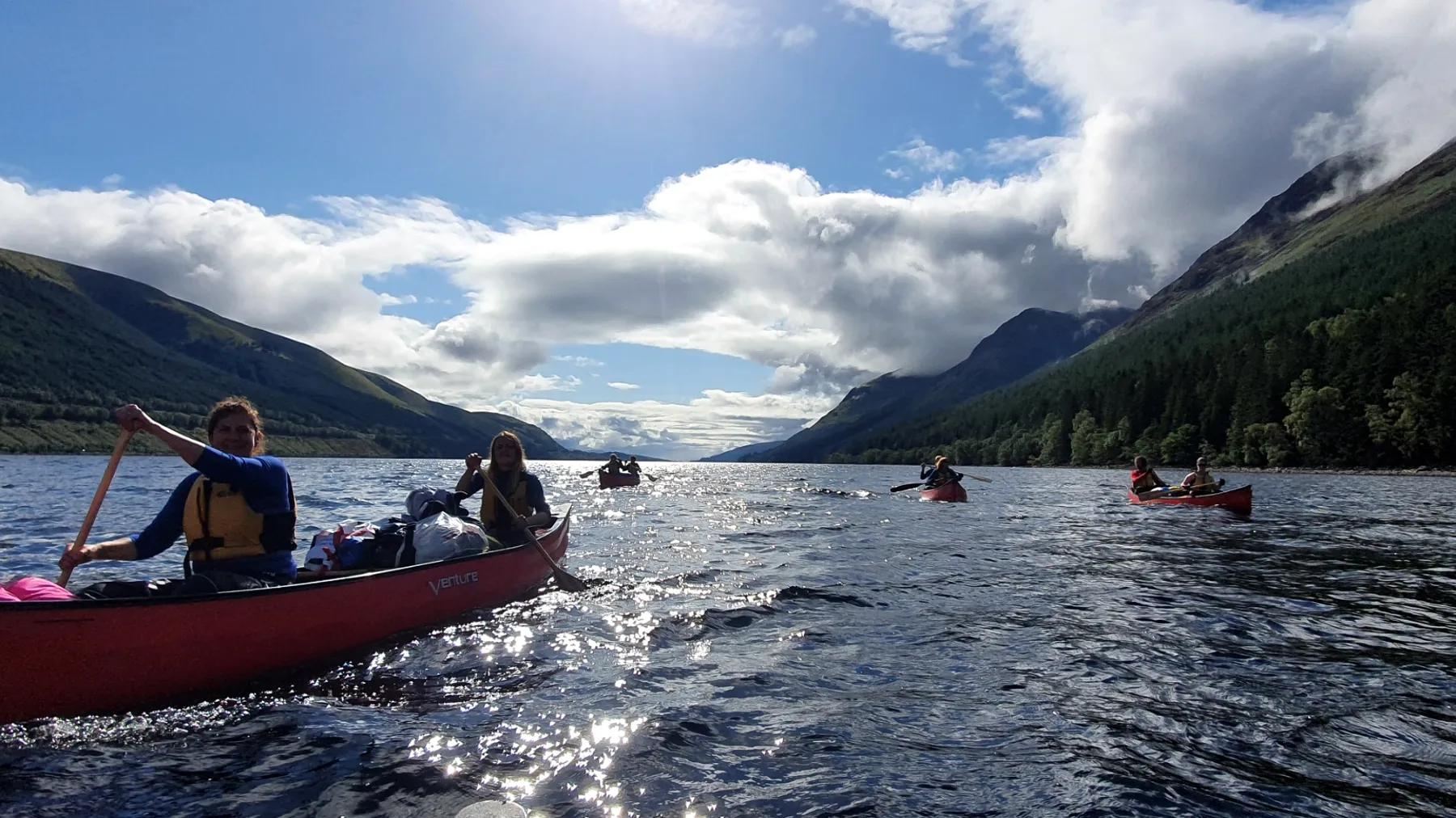 Great Glen Canoe Expedition across Scotland